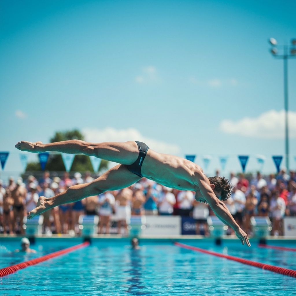 Atleta local conquista medalha de ouro em campeonato de natação